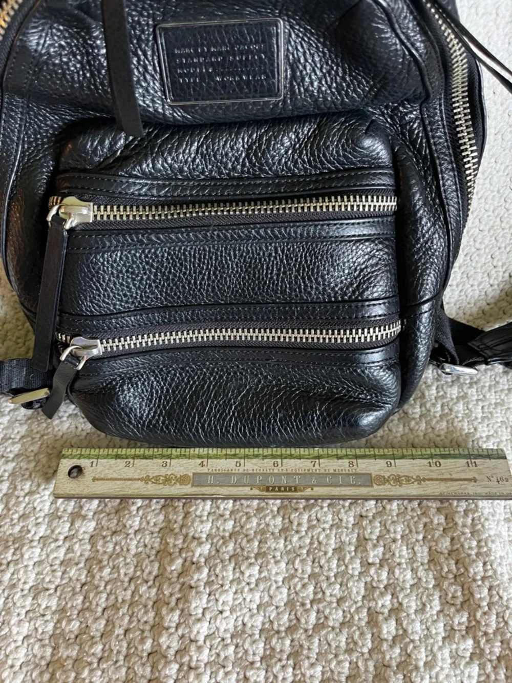 Marc By Marc Jacobs Black Leather Backpack - Picture 5 of 7